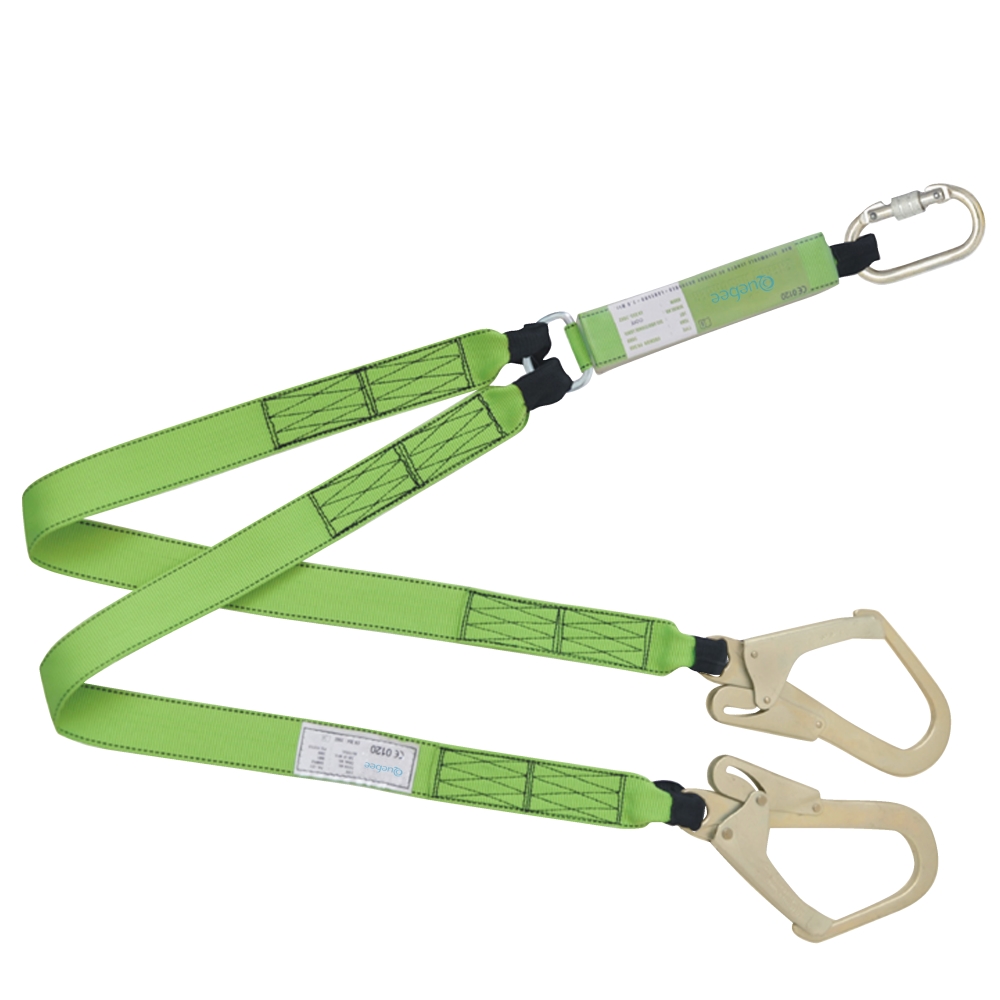 Twin Lanyards With Energy Absorber Qss Safety Products