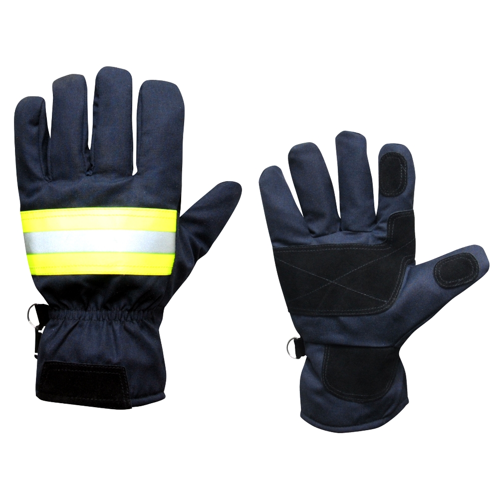 blue fire gloves