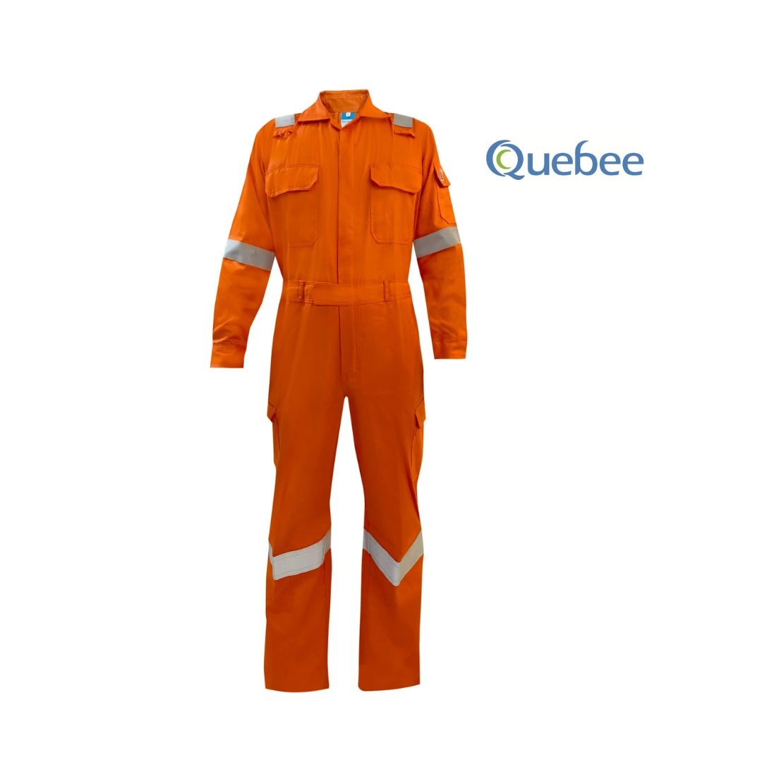 Quebee Flame Resistance Coverall - QSS Safety Products