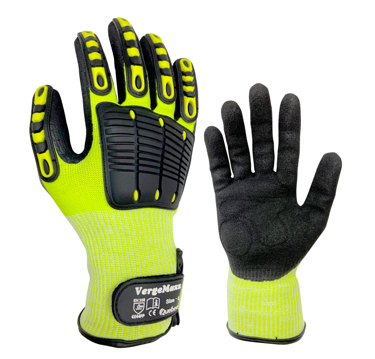 Verge Maxx Mechanical Impact Nitrile Coated Glove - Qss Safety Products 